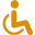 Accès pour les personnes handicapées.
